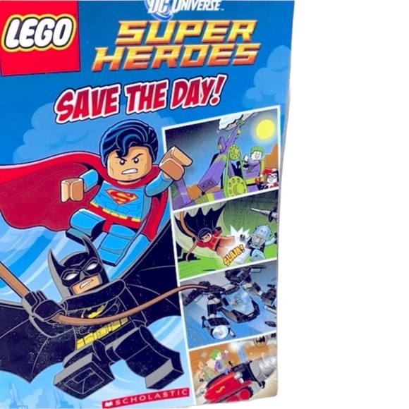Lego superhero’s save the day small paperback book - Picture 1 of 6